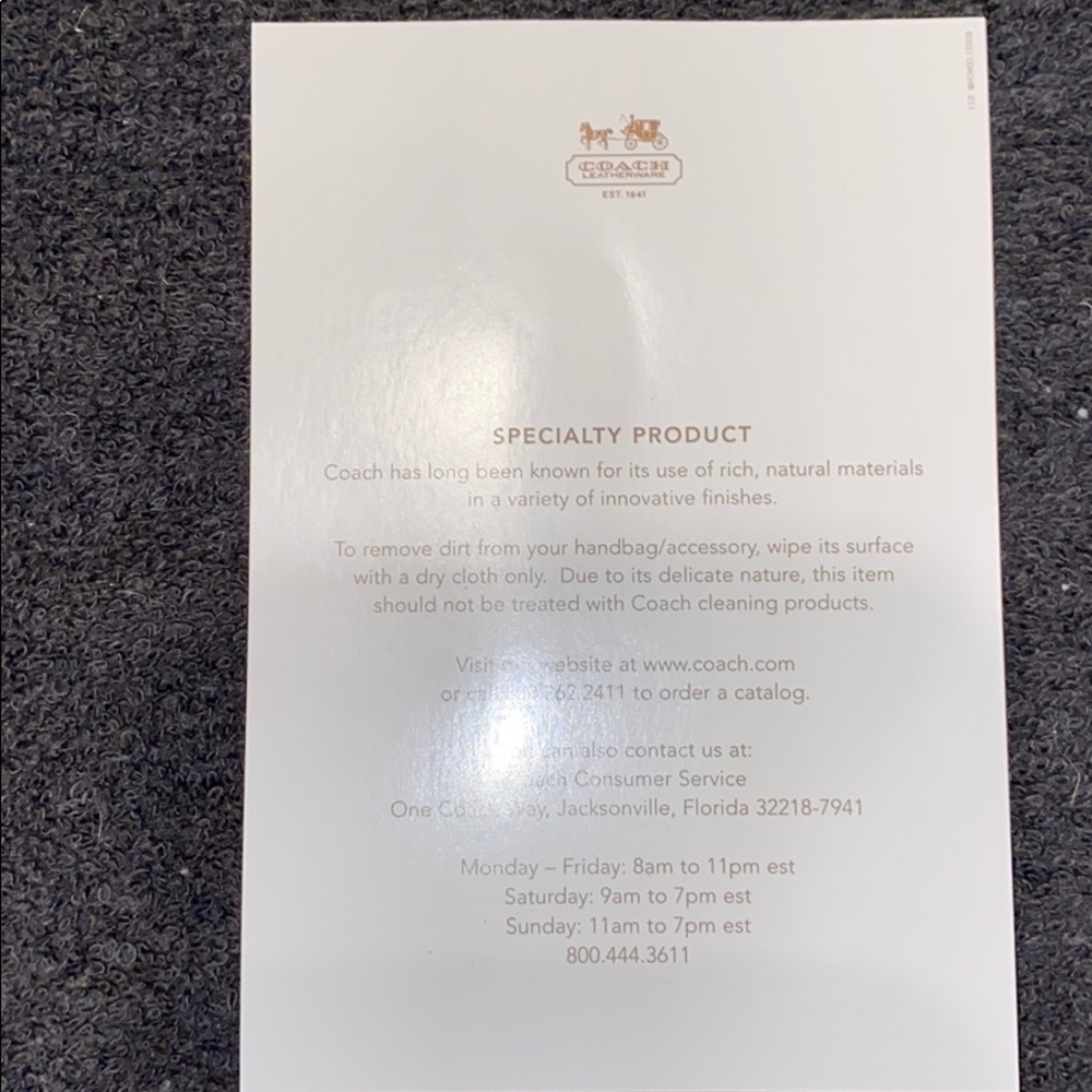 Coach Purse   S/V Parchment - Picture 16 of 16